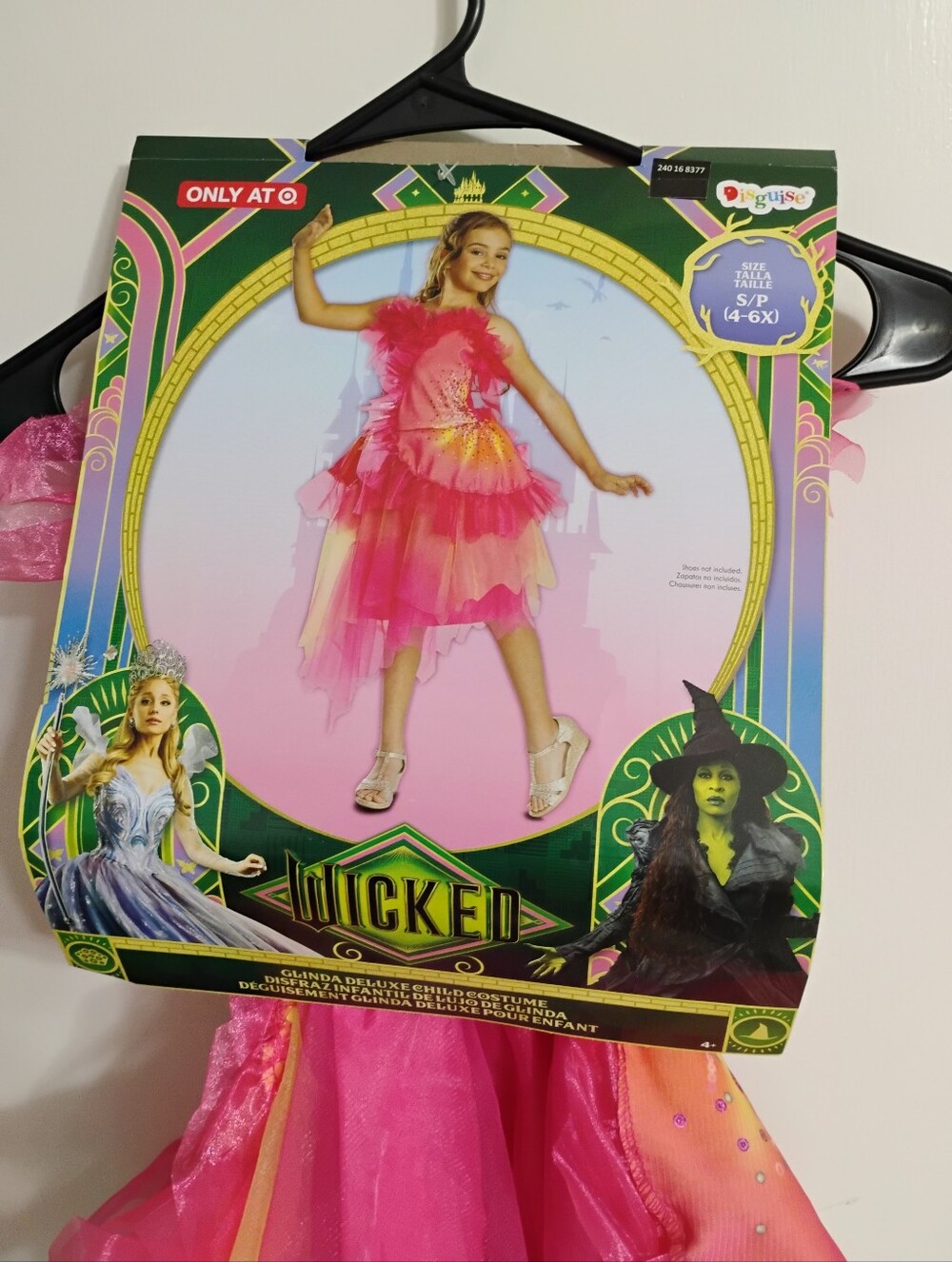 Girls' Bright Pink Layered Tulle Dance Costume Dress